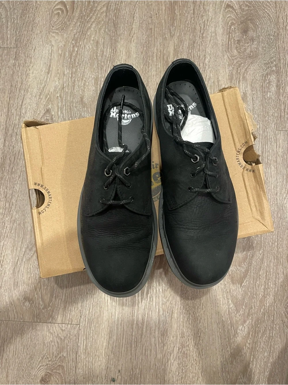 Dr. Martens black lace